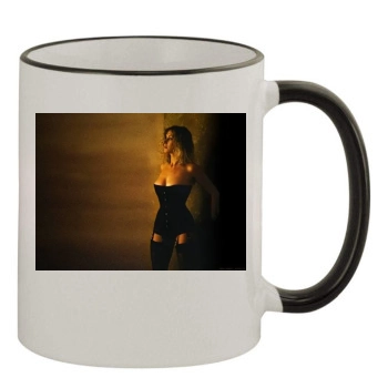 Helen Mirren 11oz Colored Rim & Handle Mug