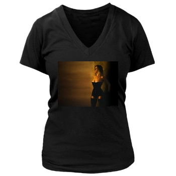 Helen Mirren Women's Deep V-Neck TShirt