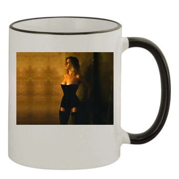 Helen Mirren 11oz Colored Rim & Handle Mug