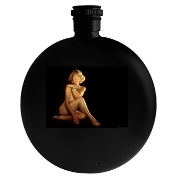 Helen Mirren Round Flask