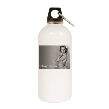 Helen Mirren White Water Bottle With Carabiner