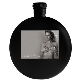 Helen Mirren Round Flask