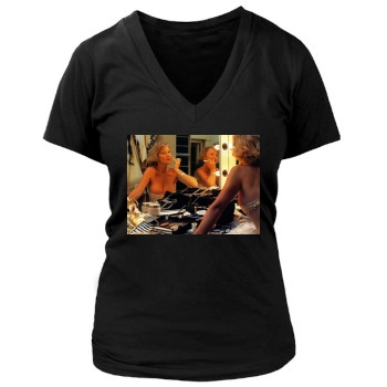 Helen Mirren Women's Deep V-Neck TShirt