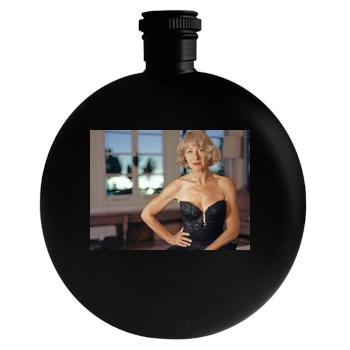 Helen Mirren Round Flask