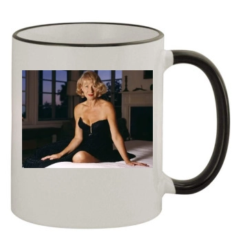 Helen Mirren 11oz Colored Rim & Handle Mug