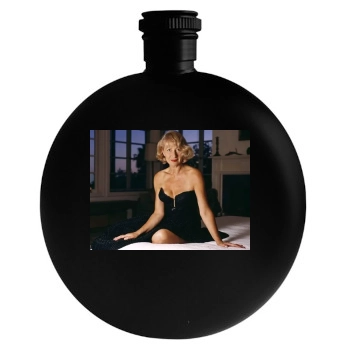 Helen Mirren Round Flask