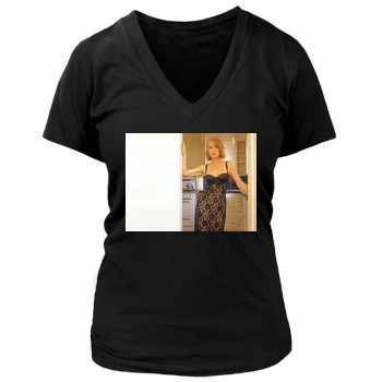 Helen Mirren Women's Deep V-Neck TShirt