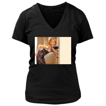 Helen Mirren Women's Deep V-Neck TShirt