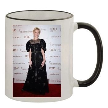 Jaime King 11oz Colored Rim & Handle Mug