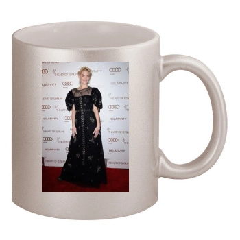 Jaime King 11oz Metallic Silver Mug