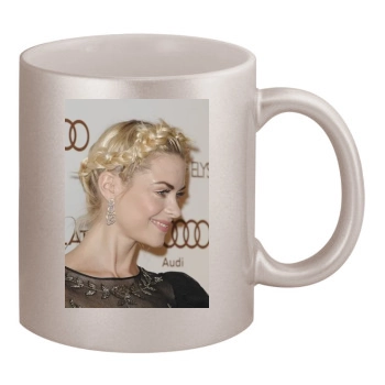 Jaime King 11oz Metallic Silver Mug