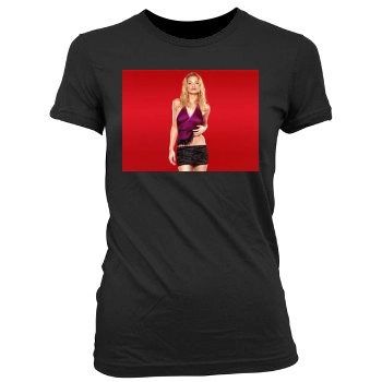 Jaime Pressly Women's Junior Cut Crewneck T-Shirt