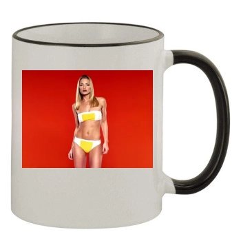 Jaime Pressly 11oz Colored Rim & Handle Mug