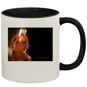 Jaime Pressly 11oz Colored Inner & Handle Mug