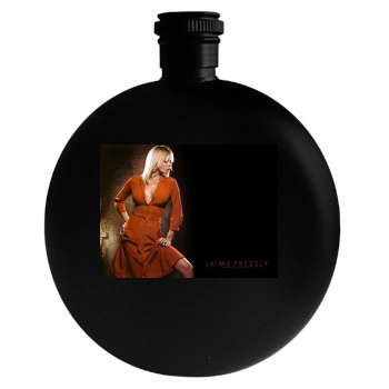 Jaime Pressly Round Flask