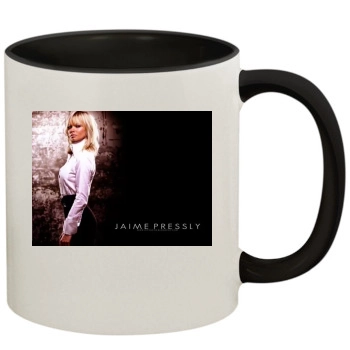 Jaime Pressly 11oz Colored Inner & Handle Mug