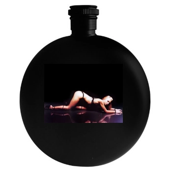 Jaime Pressly Round Flask