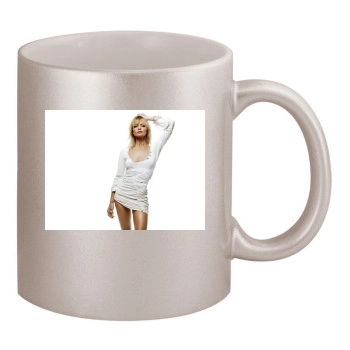 Jaime Pressly 11oz Metallic Silver Mug