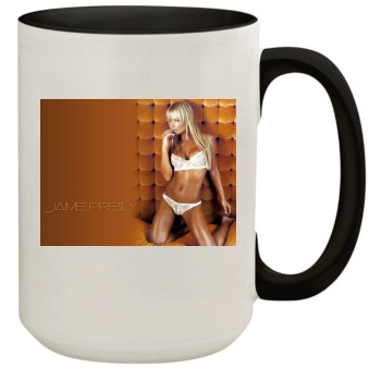 Jaime Pressly 15oz Colored Inner & Handle Mug