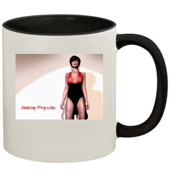 Jaime Pressly 11oz Colored Inner & Handle Mug