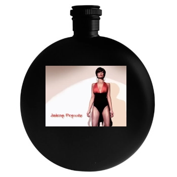 Jaime Pressly Round Flask