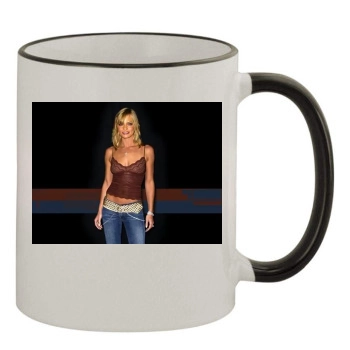 Jaime Pressly 11oz Colored Rim & Handle Mug