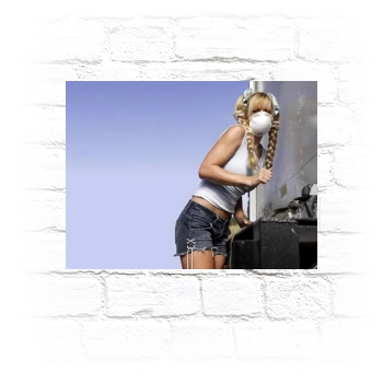 Jaime Pressly Metal Wall Art