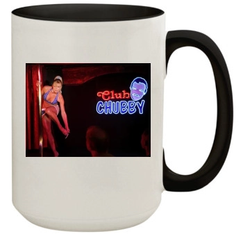 Jaime Pressly 15oz Colored Inner & Handle Mug