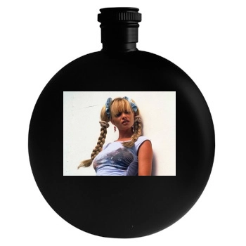 Jaime Pressly Round Flask