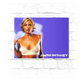 Jaime Pressly Metal Wall Art