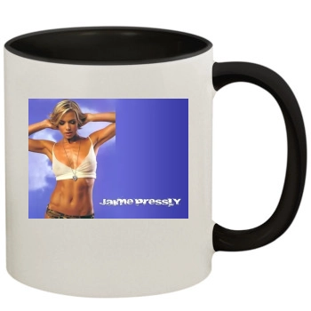 Jaime Pressly 11oz Colored Inner & Handle Mug