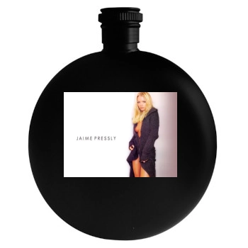 Jaime Pressly Round Flask