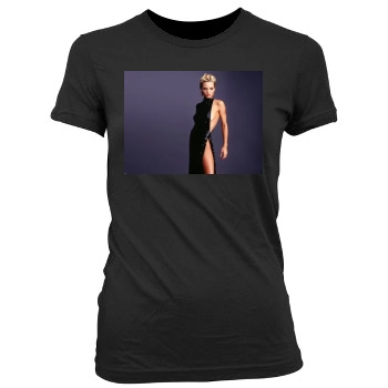 Jaime Pressly Women's Junior Cut Crewneck T-Shirt