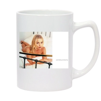 Jaime Pressly 14oz White Statesman Mug