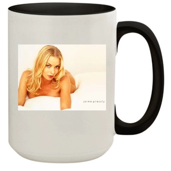 Jaime Pressly 15oz Colored Inner & Handle Mug