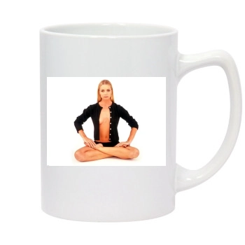 Jaime Pressly 14oz White Statesman Mug