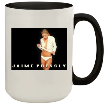 Jaime Pressly 15oz Colored Inner & Handle Mug