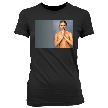 Jaime Pressly Women's Junior Cut Crewneck T-Shirt