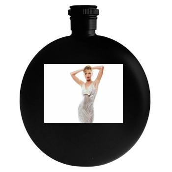 Jaime Pressly Round Flask