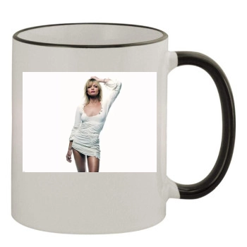 Jaime Pressly 11oz Colored Rim & Handle Mug