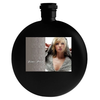 Jaime Pressly Round Flask