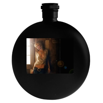 Jaime Pressly Round Flask