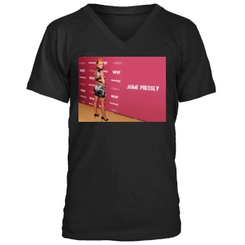 Jaime Pressly Men's V-Neck T-Shirt