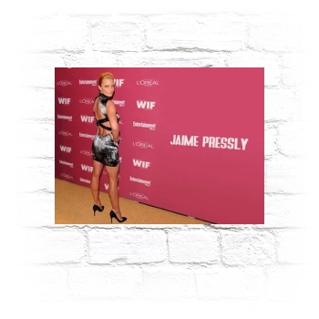 Jaime Pressly Metal Wall Art