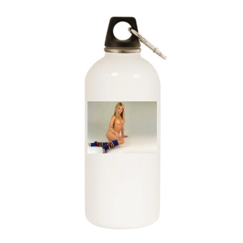 Jakki Degg White Water Bottle With Carabiner