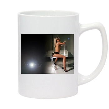 Jakki Degg 14oz White Statesman Mug