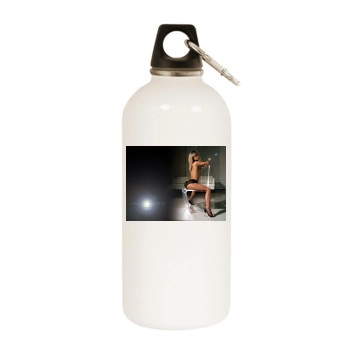 Jakki Degg White Water Bottle With Carabiner