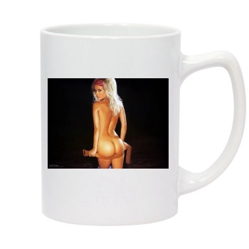 Jakki Degg 14oz White Statesman Mug