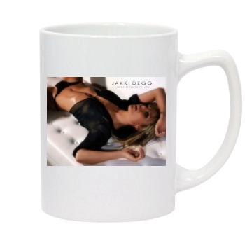 Jakki Degg 14oz White Statesman Mug