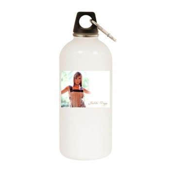 Jakki Degg White Water Bottle With Carabiner